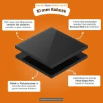 10 mm Kalınlıktaki Beyaz Pleksi Akrilik Levha