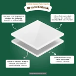 10 mm Kalınlıktaki Beyaz Pleksi Akrilik Levha