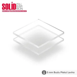 5 mm Buzlu Pleksi Levha
