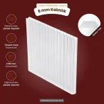 6 mm kalınlıktaki Şeffaf Oluklu Polikarbon Levha