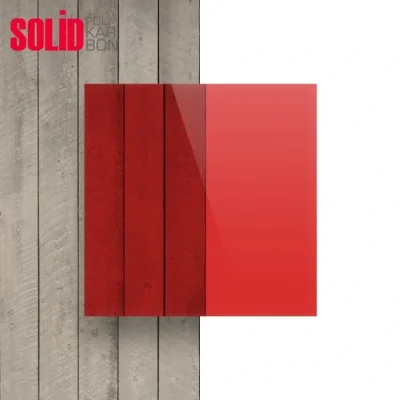 Kırmızı Transparan Pleksi Levha (Tüm Ebatlar) - Görsel 2